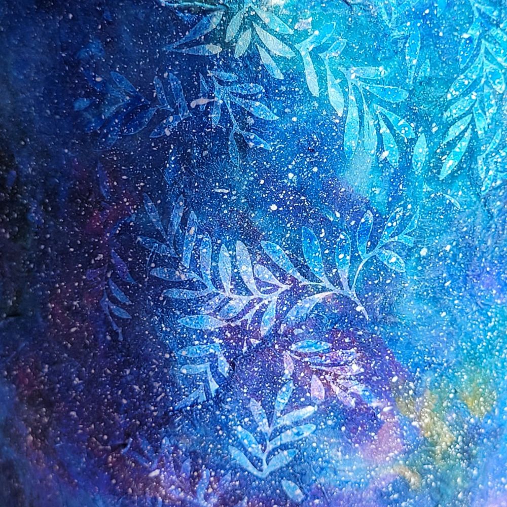 urne blau sternenstaub