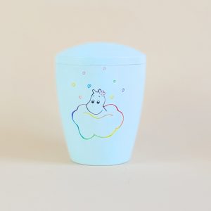 urne kinder himmelblau moomin