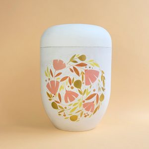 urne mit blüten mandala