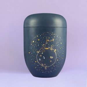 urne kleiner prinz blau