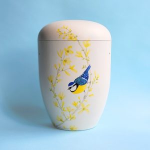bio urnen selbstauflösend blaumeise